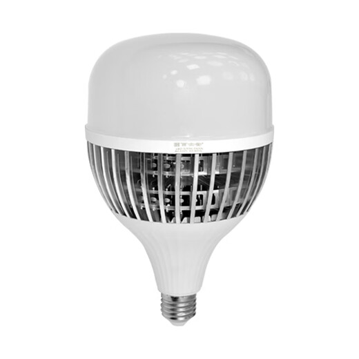 Baishian LED bulb high-power fin cooling bulb factory warehouse high-bright 6500K energy-saving bulb three-proof industrial and mining lamp chandelier E27 screw mouth 150W