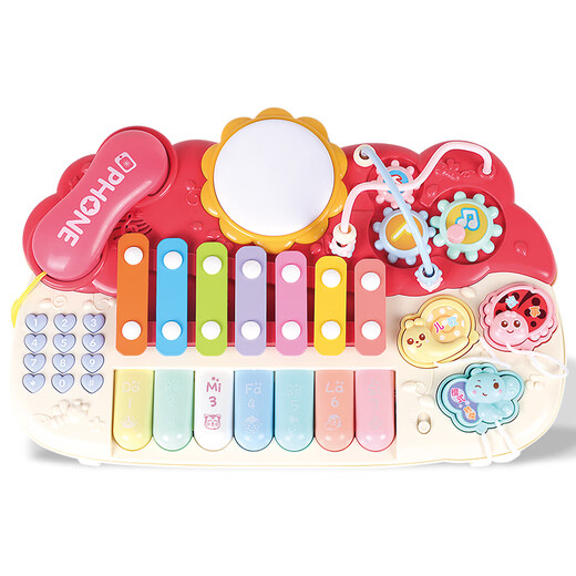 Disney electronic piano toys infant and toddler one year old baby June 1st gift boys children piano music can be played girls phone piano playing [can be beaten, play or tell stories] 4