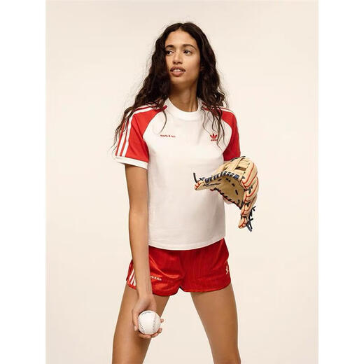 阿迪达斯 （adidas）三叶草2025夏季新款休闲透气SPORTY RICH运动短袖JI9274 JL9275 JI9275  XL