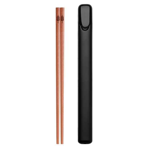 Tang Zong Chopsticks, single and double set of century-old rosewood chopsticks, with portable chopstick box, removable and easy to clean, one person and one chopstick C7364