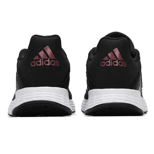 Adidas women's shoes summer new sports shoes urban running training lightweight breathable white shoes wear-resistant cushioned jogging shoes eg3291/three stripes/black 38.5