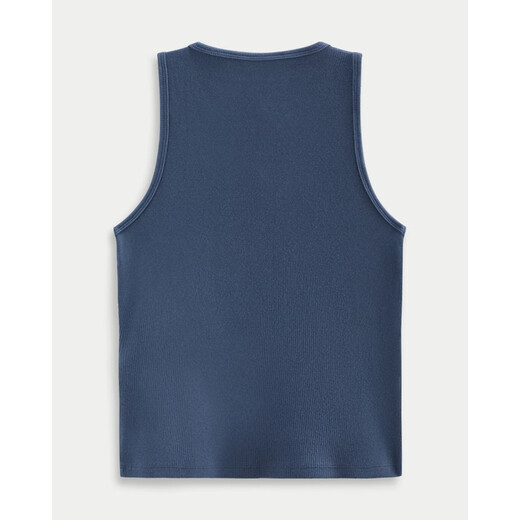 ABERCROMBIE & FITCH女装25夏季新款美式复古时尚小麋鹿LOGO修身上衣背心KI139-5825 海军蓝 L (165/104A)