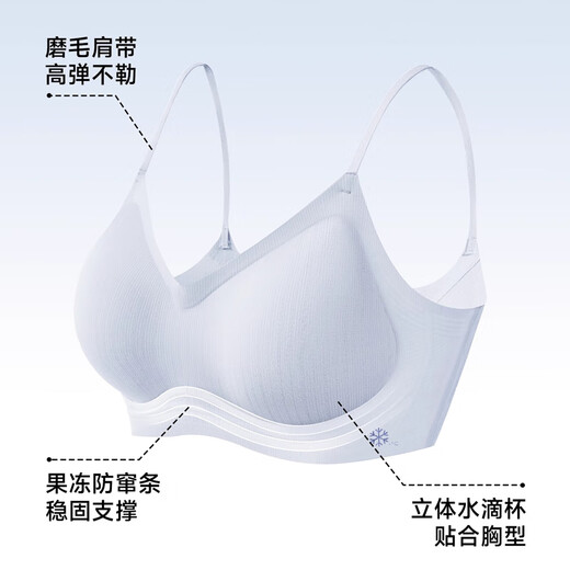 Herbal primary color underwear set women's bra 2025 new small breast push-up anti-sagging seamless cool breathable sexy bra