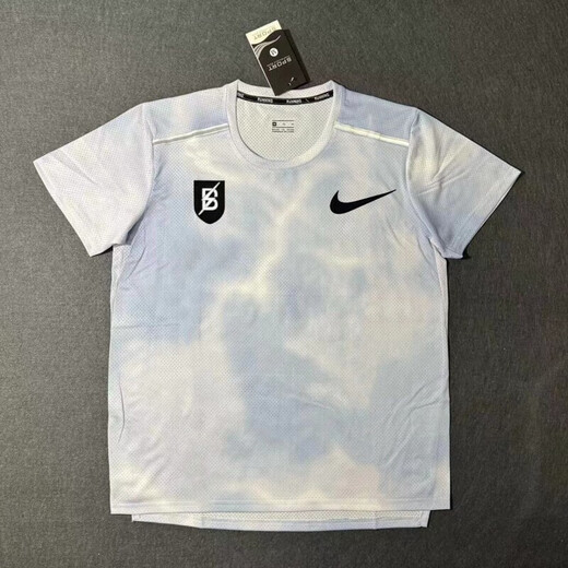 AEROGAMI-Nike耐ke体育生训练定制速干半袖田径训练服马拉松短袖跑步专业 耐克红白猎鹰背心 耐克M