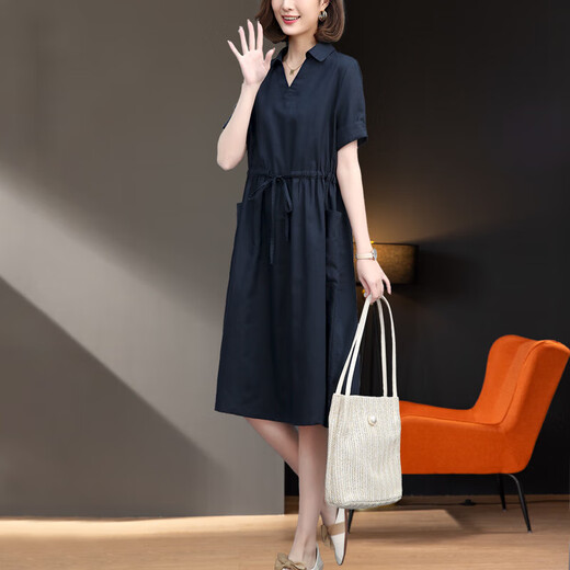 Homesee in Übersee leichte Luxus luxuriöser High-End-Kleid-Baumwollwäsche Dünnfett mm altersreduzierender großer Frauenbauch- und schlanker Wäsche mit langem Rock V-Leading Green 6628 m (ungefähr für 118 Jin [Jin gleich 0,5 kg]))