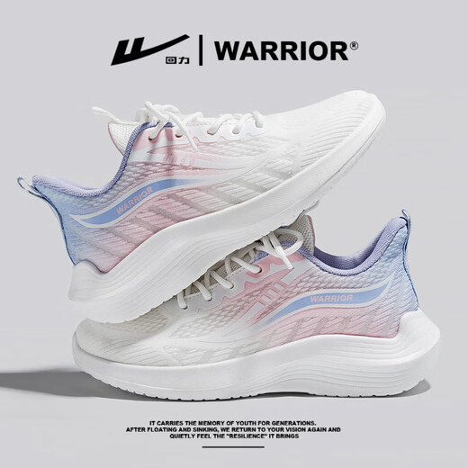 Huili Frauenschuhe Sommer atmungsaktiven Mesh Sportschuhen für Frauen lässig dicke alleinige Laufschuhe für Frauen 1217 Gradient Pink und Lila 37
