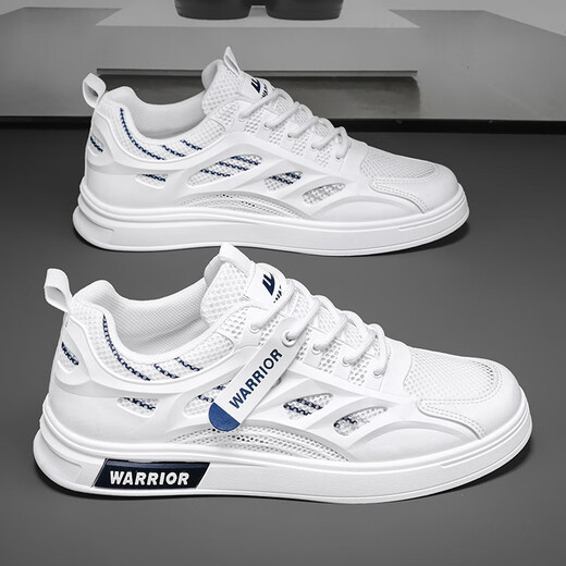Huili men's shoes sandals 2025 summer board shoes wading shoes mesh breathable versatile casual sports shoes Navy blue 42
