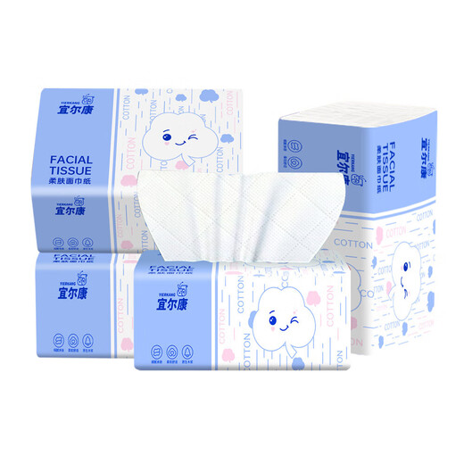 Paper wet water large box thickened dormitory toilet paper whole box affordable catering wet water surface 6624 sheets 6 floors 46 pump * 24 packs