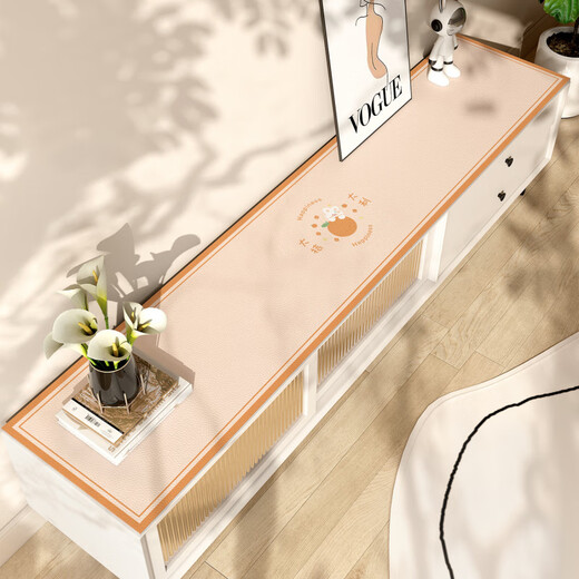 Boe [Office Flagship] TV Counter Top защитная накладка Длинная кожаная накладка водонепроницаемая и нефтяная occ [ZD9856] Pinging Anan 30*100 см.