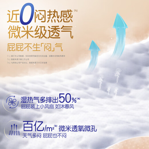 Dawang's new blockbuster product, instant drying, Light Feather Chengcui diaper pull-up pants trial combination package Dawang Light Feather Diapers NB3 pieces