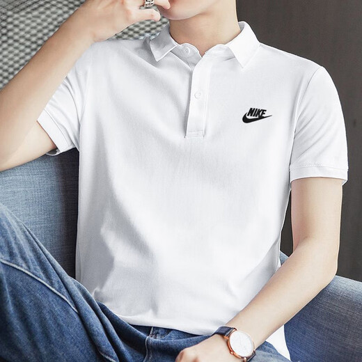 耐克（NIKE）POLO衫休闲夏男士翻领短袖运动服半袖跑步T恤CJ4457 FN3895-675/纯棉 S /100-120斤/165