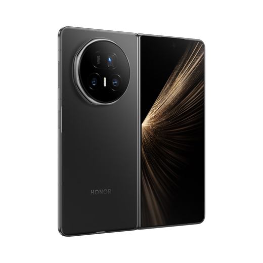 Honor Magic V5 16+512 velvet black, thin and light, long battery life, 5820mAh Qinghai Lake battery, Snapdragon 8 Extreme Edition AI folding screen phone