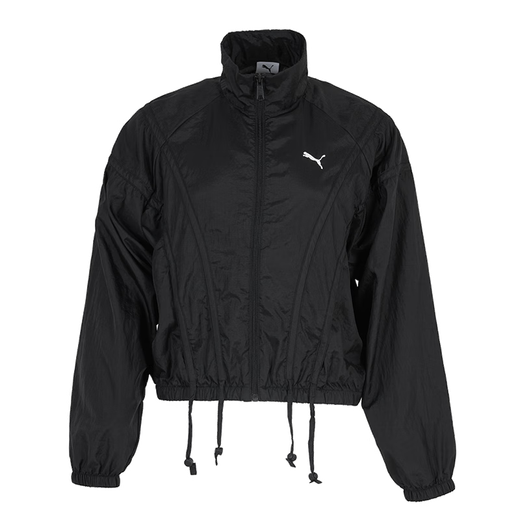 PUMA (PUMA) Jacke für Frauen 2025 Sommer neuer schwarzer Freizeitkragen Atmungsfreie Top tägliche Sportpendlerjacke 633971-01 xs