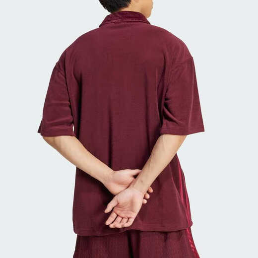 阿迪达斯 （adidas）三叶草男装 潮流时尚运动休闲足球翻领短袖T恤 IW6307 JV9273 L