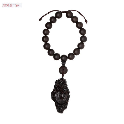 孤品天然沉香木貔貅汽车挂件男后视镜车载吊坠装饰品平安 CX659