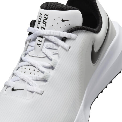 Nike men's and women's lightweight golf shoes (wide version) winter couple NIKE INFINITY G FN0565 100 white/black/white gold 41