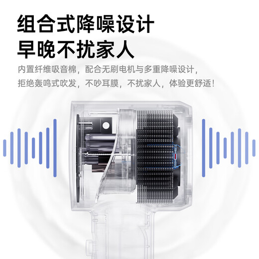 Feike Borui high-speed hair dryer negative ion hair dryer home student dormitory high power does not hurt hair portable hair dryer birthday gift for women PH1653 purple