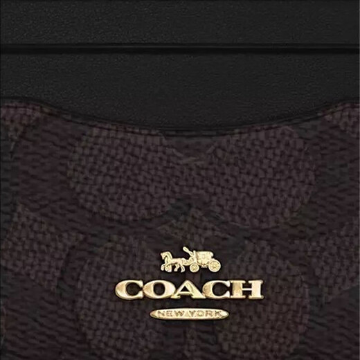 蔻驰（COACH）【品牌直供】女士迷你经典标志便携式卡包证件包CZ286IMXAQ