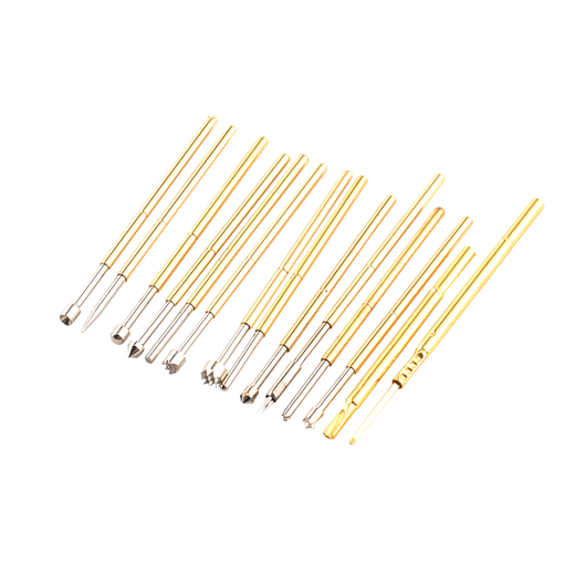 Zejie test probe P100 R100 test needle retractable spring thimble pcb circuit board burning chip R100-4S soldering wire needle set (10 pieces) No Specifications