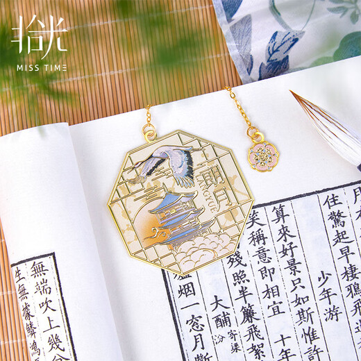 
OTHER/Other Shiguang Metal Bookmark New Chinese-style creative Chinese style brass tassel decorative bookmark reading clip [Meet] SGJSSQ-13556