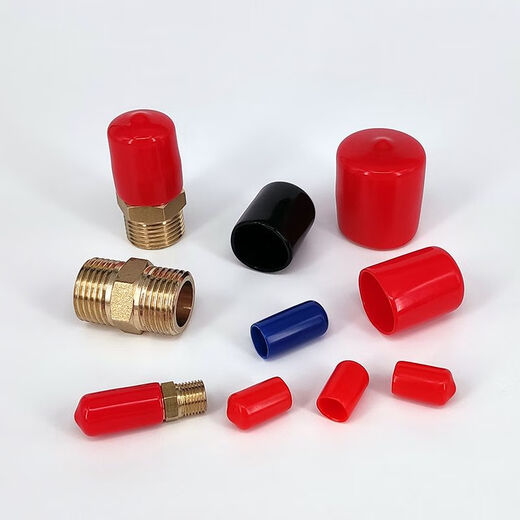 Thread protection sleeve rubber screw protection rubber cap outer rubber sealing cap electronic protection end plastic 1000 pieces wholesale package black 15.5mm