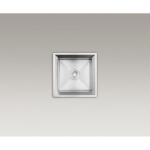 Kohler (Kohler) Porris K-3881T-FP-NAK-3883T-FP-NA Double emplacement en acier inoxydable Basin K-3883T