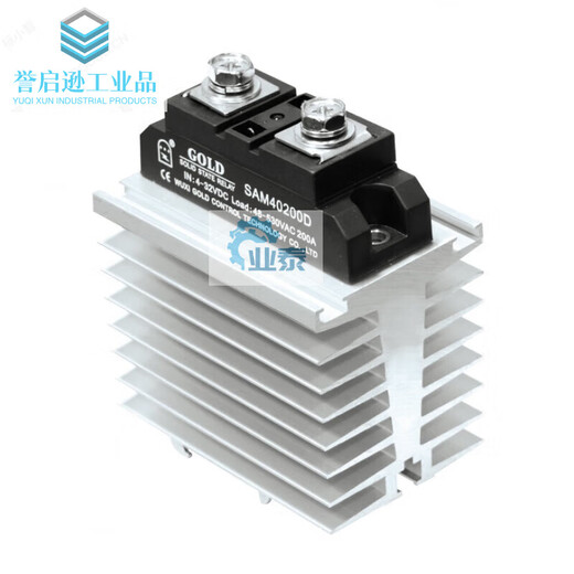 Jiangsu GOLD single-phase 120A industrial-grade solid-state relay DC control AC SAM40120D