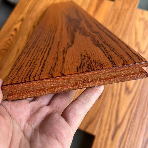 Shantoulin Village pure solid wood floor tail goods Fanlongyan disc bean oak natural log environmentally friendly formaldehyde-free household manufacturer direct sales Fanlongyan pineapple plaid color 900*115 1