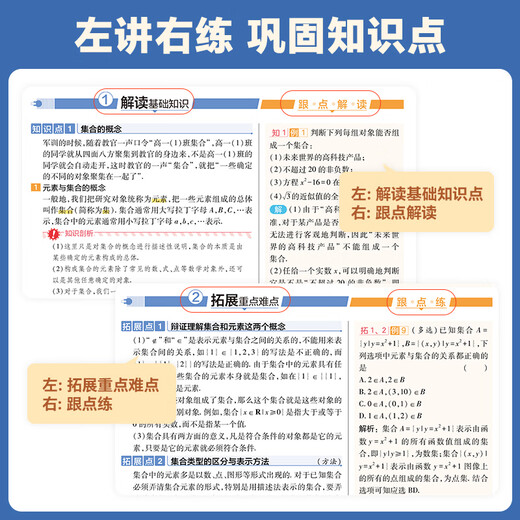 
Interpretation and expansion of 2026/25 edition of the 2026-25 high school selective compulsory one, two, three, four, 12342 Chinese, mathematics, English, politics, geography, history, physics, chemistry, biology, new textbooks, high school, two, three teaching materials, tutoring books, compulsory volume 1, mathematics [People's Education Edition A]
