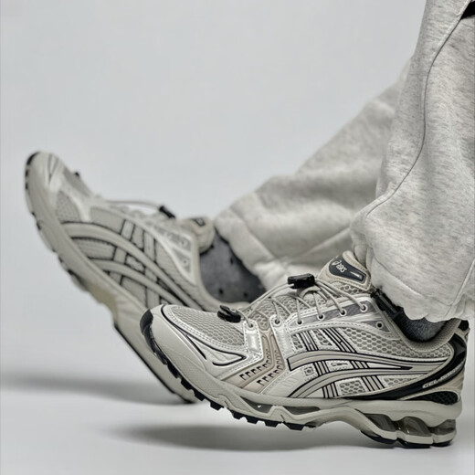 亚瑟士（asics）kayano14男女复古时尚跑步鞋低帮透气运动鞋1203A549官方旗舰 1203A549-021-烟灰- 36 =225mm偏小半码