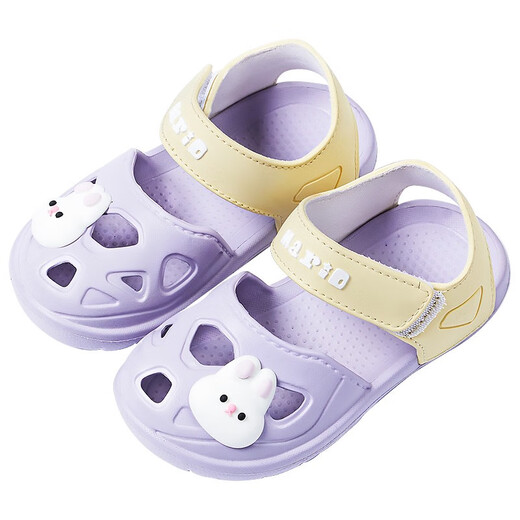 Cool Capítulo (Kuzhang) Sandalias para niños para niños y niñas en verano, anti-slip, impermeable, calzada para niños de suela suave Casa de hoyos lindos Baby Hole 9277/beige 15 Tamaño/longitud interna CM Adecuado para el pie CM CM