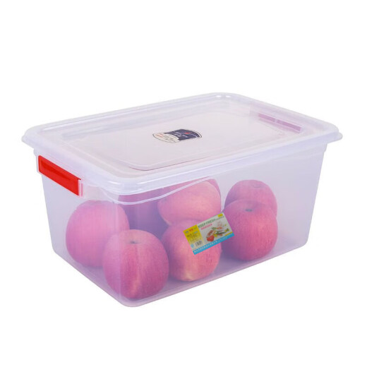 Huobet Gran caja de recién manteniendo caja rectangular Rectangular Registrador comercial de gran capacidad de gran capacidad con caja de almacenamiento de tapa 9902 Modelo sellado: 46*32*14.5cm