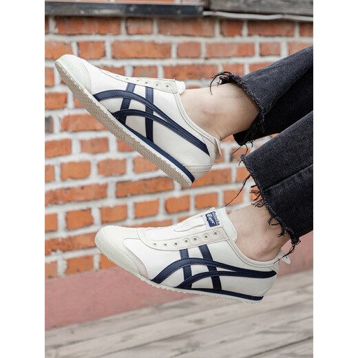 Onitsuka TigerTiger德训鞋男女鞋夏季MEXICO 66帆布鞋一脚穿休闲鞋1183A3 1183A360-205/主图款 36