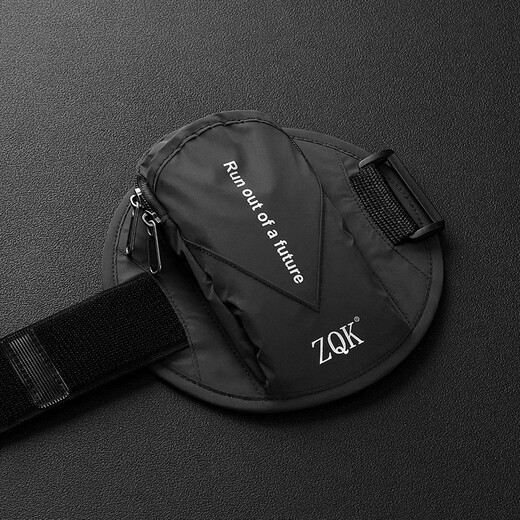 Japanese running mobile phone arm bag new lightweight men's and women's outdoor sports fitness cycling waterproof mobile phone bag black anti-slip and sweat-wicking