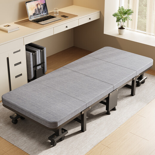 OKeefe folding sheet single nap bed office nap bed camp bed hospital accompanying bed 90cm latex sponge bed