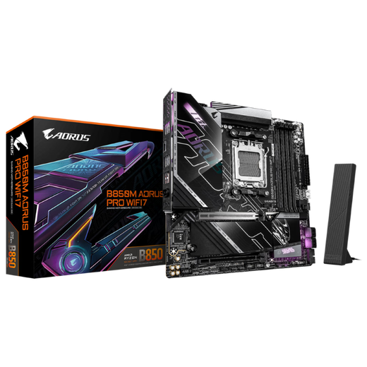 Gigabyte (Gigabyte) AMD Ryzen R7 9800x3d Piezas/Piezas dispersas/R9 9900X/9950X con x870e/B650E/X670 Tallado de hielo La placa base CPU Tablero U Set B850M Aorus Pro Axe Sports Tarching W