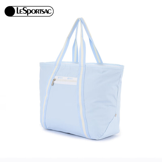 Lessportsacs neue einfache Handtasche mit großer Kapazität Nylon -Einkaufstasche 1396 Deep Sea Blau