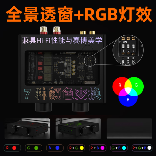 DOUK AUDIO A5 TPA3255 High Power Amplifier Class D Amplifier High Pass Filter (HPF) 30-200Hz A5+48V5A GaN Power Supply