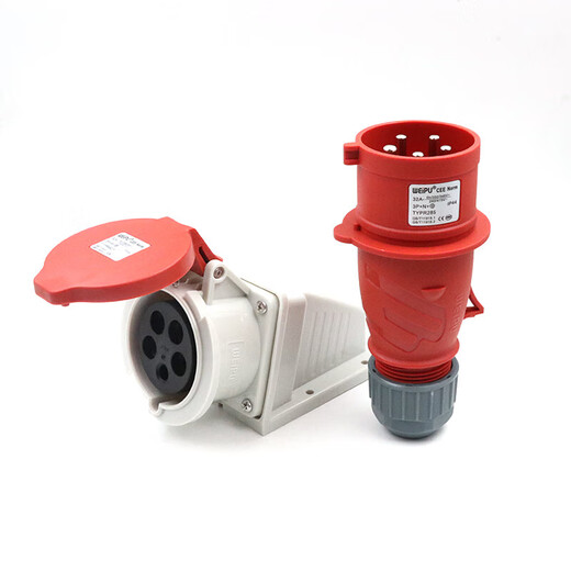 Weipu Industrial Plug Socket Typ235 Dreiphasen-männliche und weibliche 16-Stecker 32A5 Kernmobile und Schatten Installation Typ285 16a 16a5 Kern Versteckt Sitztypr3523