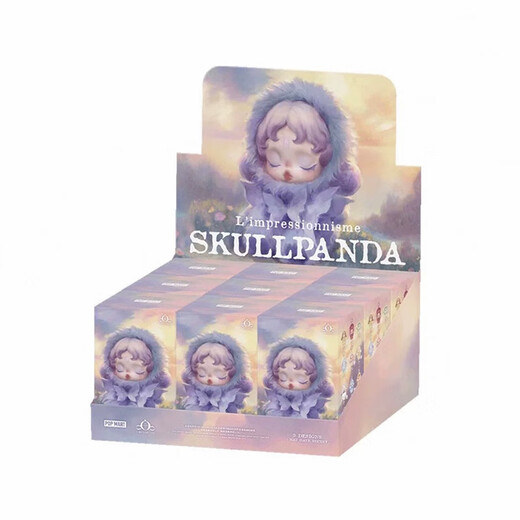 POP MART (POP MART) brand new authentic SKULLPANDA vinyl face plush pendant SP series blind box trendy toy gift SKULLPANDA series-new random blind box probability hidden