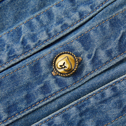 Robe de jean français Xiangy pour les femmes 2025 automne nouveau tempérament rétro à manches longues rond coule pur coton jupe route bleu l 165 / 88a / 110-125jin [Jin est égal à 0,5 kg]