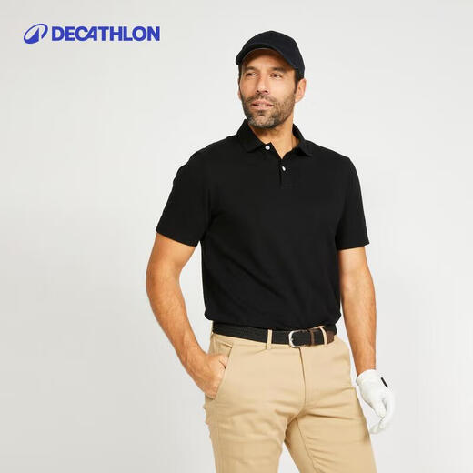 Decathlon polo shirt short-sleeved T-shirt pure cotton breathable solid color sports shirt 4216801