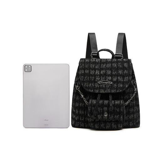 Champion Rucksack neuer Mini Dundu Tasche Xiaoxiang Style Denim -Tasche Mode und lässig schwarze Single -Größe
