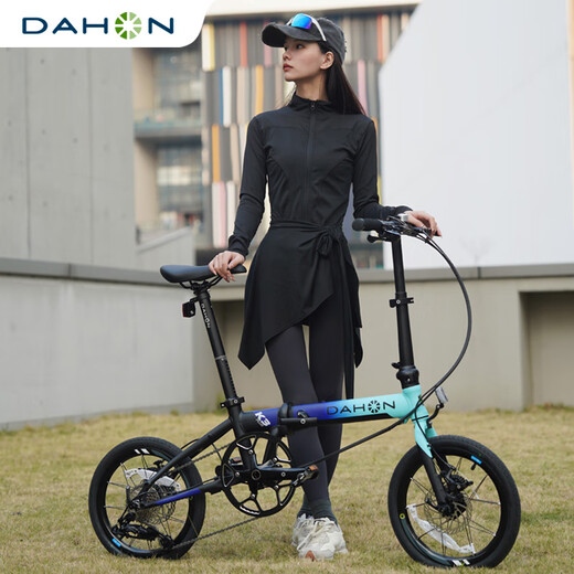 
DAHON K3Plus 16-inch 9-speed ultra-light disc brake folding bicycle adult men and women KAA693 black and red [inner folding] 16-inch x 16-inch