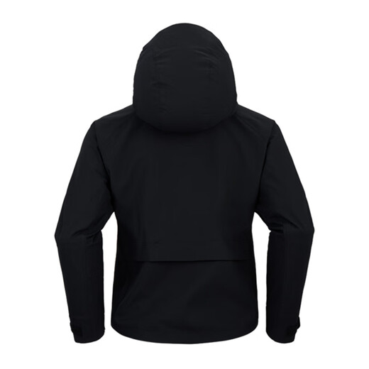 Kailas Solid Color Sports Outdoor Mountaineering winddichte spritzproofes Kapuze-Softschalenjacke Frauen im Stil Schwarz L.