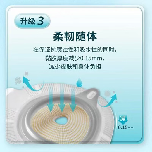 康乐保（Coloplast）特舒2833+1698升级款二件式造口袋底盘套装体验装 升级款17720+13976各1片
