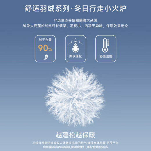 Shanshan 90% goose down cashmere sheep wool woolen coat men's mid-length detachable down business windbreaker jacket