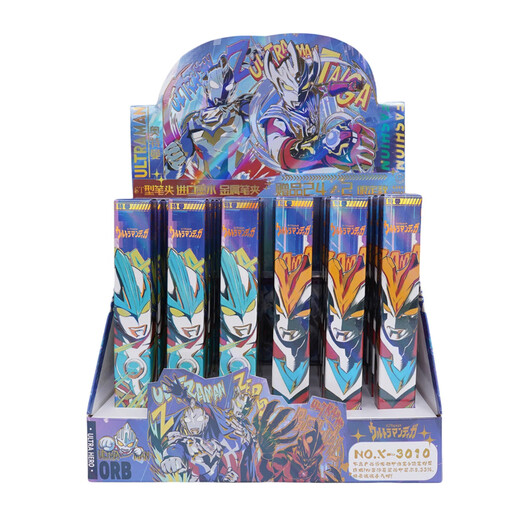 
UHFQ Ultraman's new blind box pen creative cartoon cool Japanese anime peripheral stationery press neutral pen quick dry black X-6227 Jiykawa blind box pen random 6 0.5mm 0.5mm x single