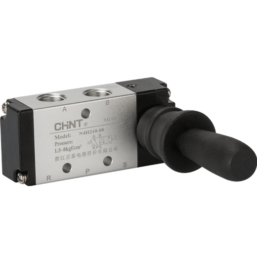 Chint pneumatic switch manual valve 4h210-08 air valve hand turn valve manual reversing valve hand plate valve 3H310-10 3H210-08+12mm connector