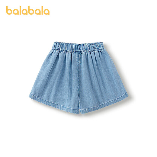 Balabala Children's's's Shorts pour enfants Girls Jeans 2025 Été Nouvelle jupe A-line et arche